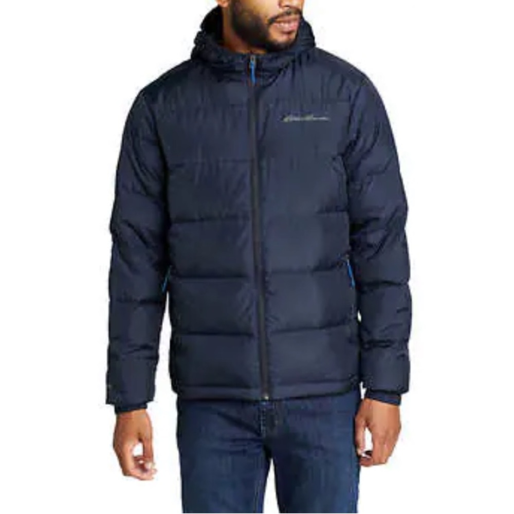 NEW!!! Eddie Bauer Men's Cirruslite Hooded 650 Fill Down Jacket